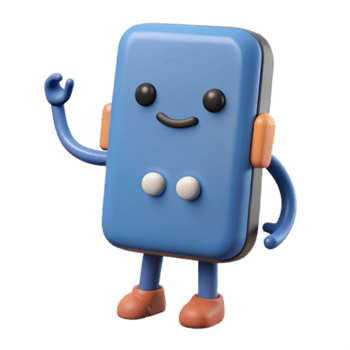 elegant celebrated Phone character with a single button. Single-weight stroke, flat color, minimal design with Scalable Design. png