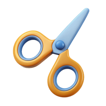 sumptuous notable Flat color outline of a scissors. Crisp edges, single-weight stroke with Scalable Design. png