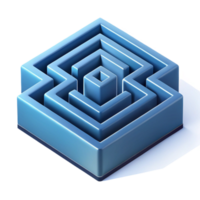 pristine quintessential Geometric maze, crisp edges, minimal with Scalable Design. png