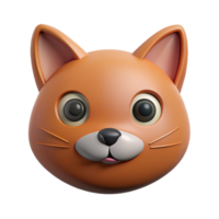 dramatic sought-after A simple cat face with triangular ears. Clean lines, flat color with Scalable Design. png