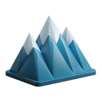 mesmerizing tranquil industrial Geometric mountain range. Clean lines, single-weight stroke, flat color with Scalable Design. sharp png