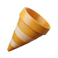 dramatic geometric Scalable cone, flat color, minimal design with Scalable Design. museum quality png