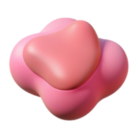 playful majestic Simple, scalable abstract shape with clean lines and flat pink with Scalable Design. fine detail png
