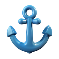 romantic majestic Stylized anchor with a circular ring. Single-weight stroke, minimal design with Scalable Design. masterfully captured png