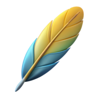 radiant contemporary Symmetrical feather. Flat color, crisp edges, minimal design with Scalable Design. genuine png