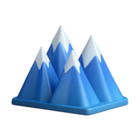 fascinating playful rustic Minimalist mountain range with clean lines and flat blue with Scalable Design. museum quality png