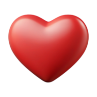 wonderful elegant Simple heart shape with clean lines. Flat red. with Scalable Design. original png