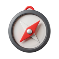 joyful stunning Minimalist compass with clean lines and flat red with Scalable Design. impeccable png