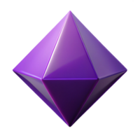 captivating iconic Geometric pyramid with crisp edges and solid purple. Minimal with Scalable Design. png