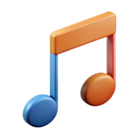 serene timeless Pictogram of a music note. Clean lines, flat color, symmetrical design with Scalable Design. png