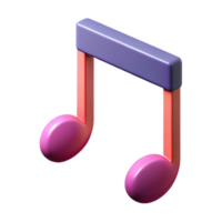 majestic mysterious vintage Pictogram of a music note. Clean lines, flat color, symmetrical design with Scalable Design. flawless png