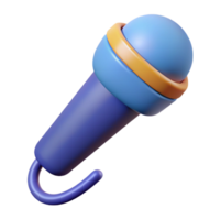 notable retro Pictogram of a microphone. Single-weight stroke, flat color, clean lines with Scalable Design. original png