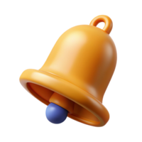 sumptuous peaceful artistic Pictogram of a bell. Crisp edges, flat color, single-weight stroke with Scalable Design. ultra HD png
