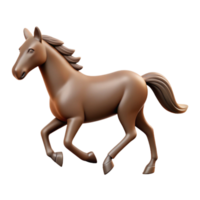 pristine distinctive Silhouette of a running horse. Single-weight stroke, with Scalable Design. png