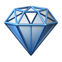 distinctive traditional Geometric outline of a diamond. Symmetrical, single-weight stroke, with Scalable Design. sharp png