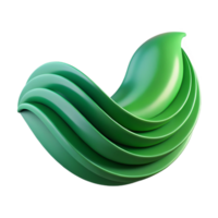 serene coveted Flat color, abstract wave design, clean lines, green with Scalable Design. png