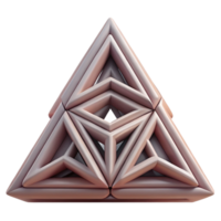 serene intense elegant Symmetrical, geometric pattern of triangles, with Scalable Design. perfect clarity png