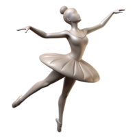 radiant timeless Silhouette of a ballerina in pose. Single-weight stroke, crisp edges with Scalable Design. png