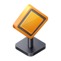 gorgeous sought-after Isometric road sign with crisp edges and flat color with Scalable Design. png
