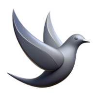 spectacular melancholic futuristic Clean lines, abstract bird in flight, scalable, grey with Scalable Design. authentic png