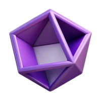 captivating modern Geometric, pentagon shape, flat color, purple with Scalable Design. impeccable png