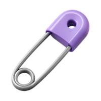 striking dramatic artistic Clean lines depicting a safety pin. Flat color, scalable, minimal design with Scalable Design. refined png
