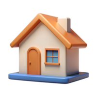 nostalgic immaculate Minimal outline of a house. Scalable, single-weight stroke, flat color with Scalable Design. studio quality png