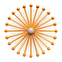 beautiful remarkable Radiating lines from a central point, clean lines, geometric with Scalable Design. png