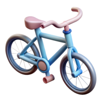 vibrant retro Scalable outline of a bicycle. Single-weight stroke, flat color, clean lines with Scalable Design. studio quality png