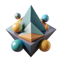 impressive dramatic creative Geometric abstract composition with sharp edges and minimal color palette with Scalable Design. gallery standard png