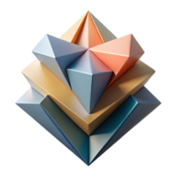 coveted creative Geometric abstract composition with sharp edges and minimal color palette with Scalable Design. handcrafted png