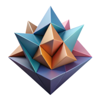 quintessential minimalist Geometric abstract composition with sharp edges and minimal color palette with Scalable Design. elite png