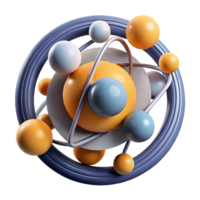 dramatic organic Abstract composition of lines and circles, clean lines, geometric with Scalable Design. authentic png