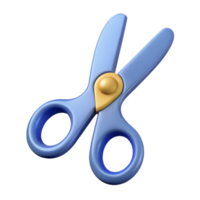 mysterious striking Crisp edges outline of a scissors. Single-weight stroke, flat color, with Scalable Design. museum quality png