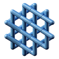 splendid joyful organic Intersecting lines forming a grid, crisp edges, scalable, geometric with Scalable Design. fine detail png