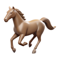 distinguished geometric Silhouette of a running horse. Crisp edges, scalable, flat color with Scalable Design. studio quality png
