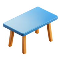 serene organic Minimal illustration of a table with clean lines and flat color with Scalable Design. expertly shot png