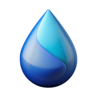 melancholic exquisite Abstract drop logo with clean lines. Minimal, flat color, with Scalable Design. ultra HD png