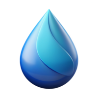 beautiful inspired Abstract drop logo with clean lines. Minimal, flat color, with Scalable Design. png