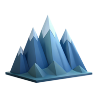 spectacular memorable Geometric silhouette of a mountain range. Flat color, clean lines with Scalable Design. png