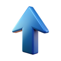 pristine traditional Abstract arrow pointing upwards. Clean lines, sharp edges, flat color. with Scalable Design. studio quality png