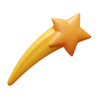 extraordinary urban Silhouette of a shooting star. Clean lines, flat color, minimal design with Scalable Design. precision png