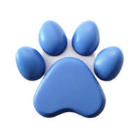 whimsical alluring Minimalist paw print icon. Sharp edges, flat color, with Scalable Design. professional png