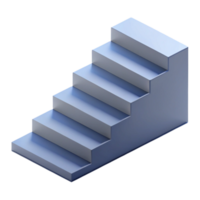 extraordinary bold artistic Scalable isometric staircase with sharp edges. Geometric, minimal design with Scalable Design. exclusive png