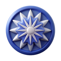 immaculate classic Circular logo with a symmetrical starburst pattern. Clean lines, flat color, with Scalable Design. perfect clarity png