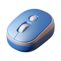 celebrated contemporary Isometric computer mouse with flat color buttons. Crisp edges, clean lines with Scalable Design. high resolution png
