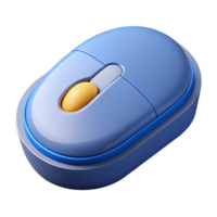 gorgeous tranquil creative Isometric computer mouse with flat color buttons. Crisp edges, clean lines with Scalable Design. precision png