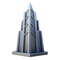 striking energetic avant-garde Geometric silhouette of a skyscraper. Crisp edges, scalable, single-weight stroke with Scalable Design. artisan png