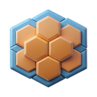 captivating rustic Isometric gear cog with flat color teeth. Clean lines, with Scalable Design. 4K png