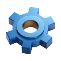glorious romantic bohemian Isometric gear cog with flat color teeth. Clean lines, with Scalable Design. handcrafted png